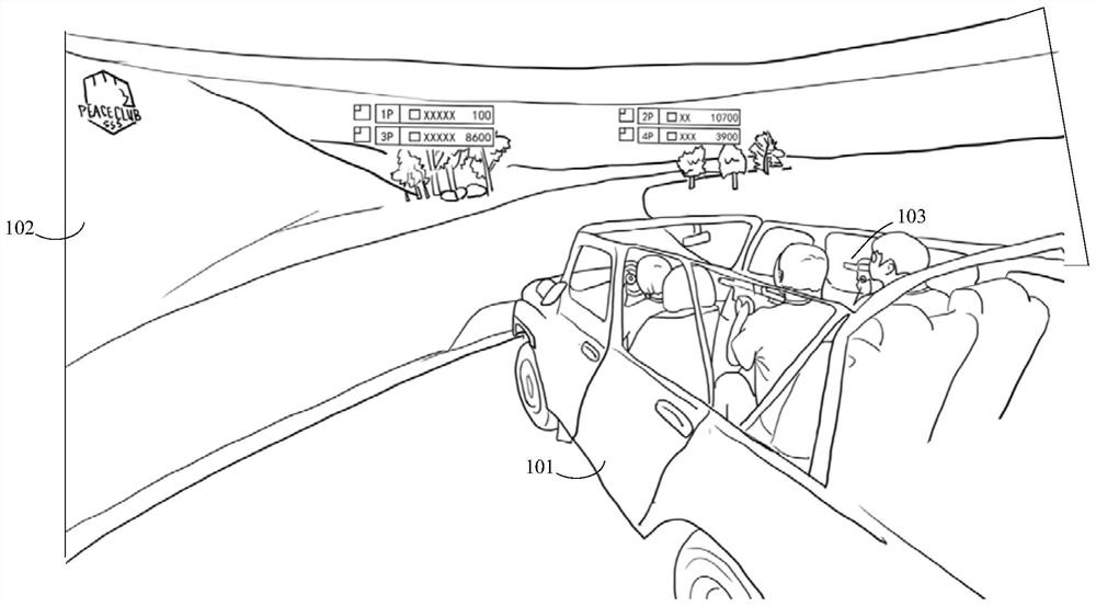 Virtual and reality combined multi-person somatosensory system, method and device and medium
