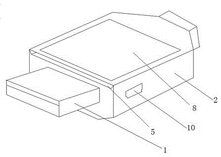 Dual-USB interface with LED lamp