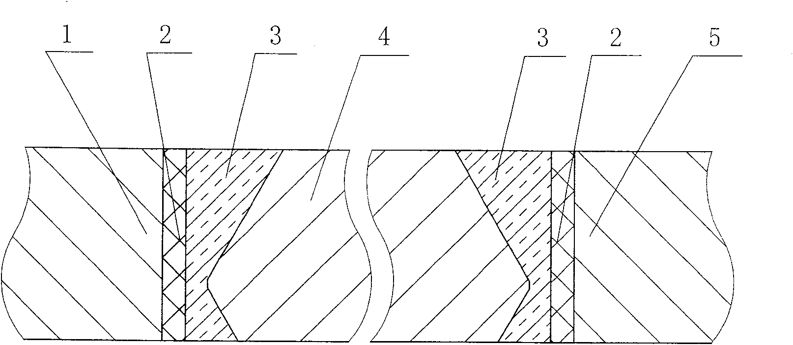 Welding process for high damping copper alloy and steel