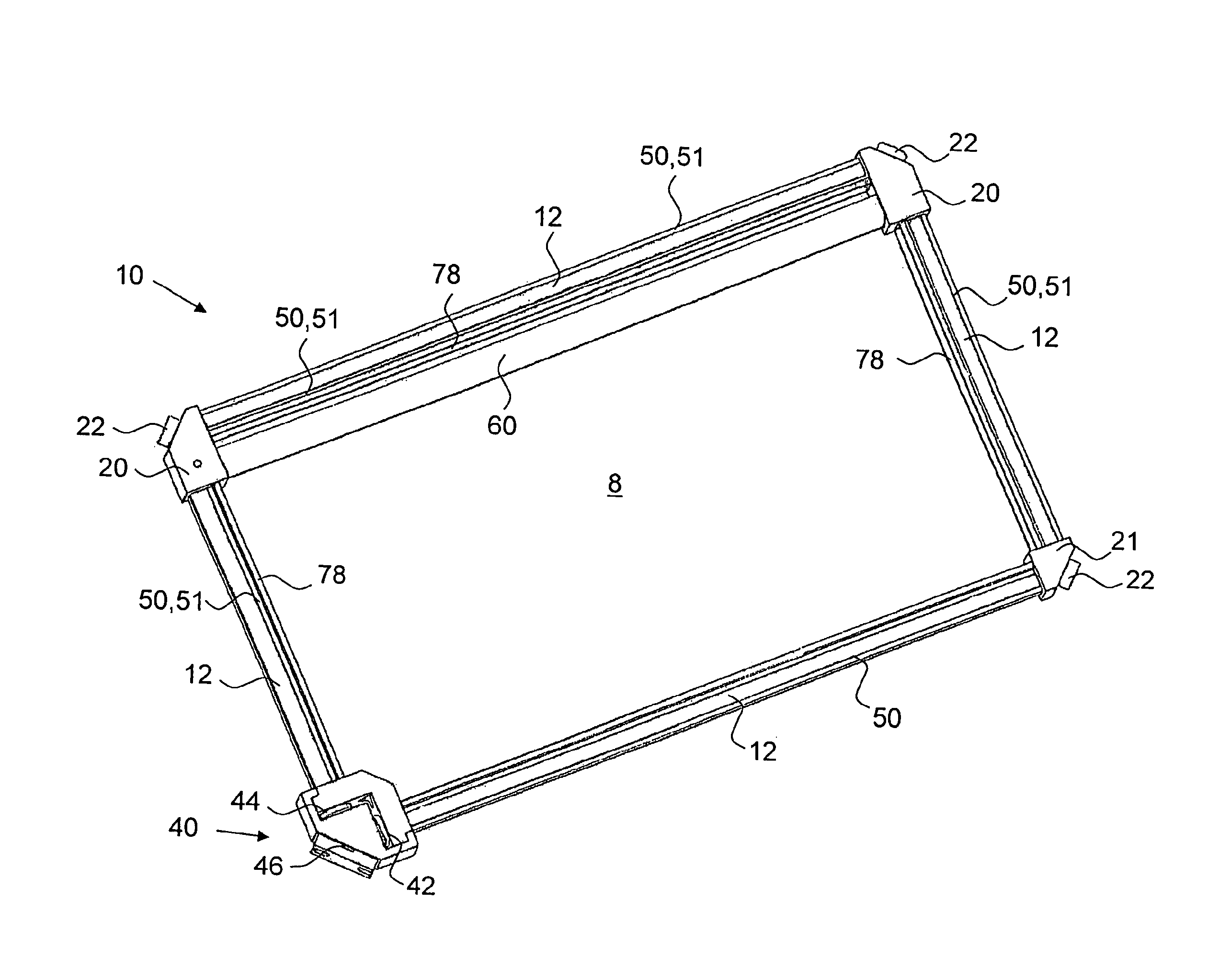 Gas laser device and gas reservoir