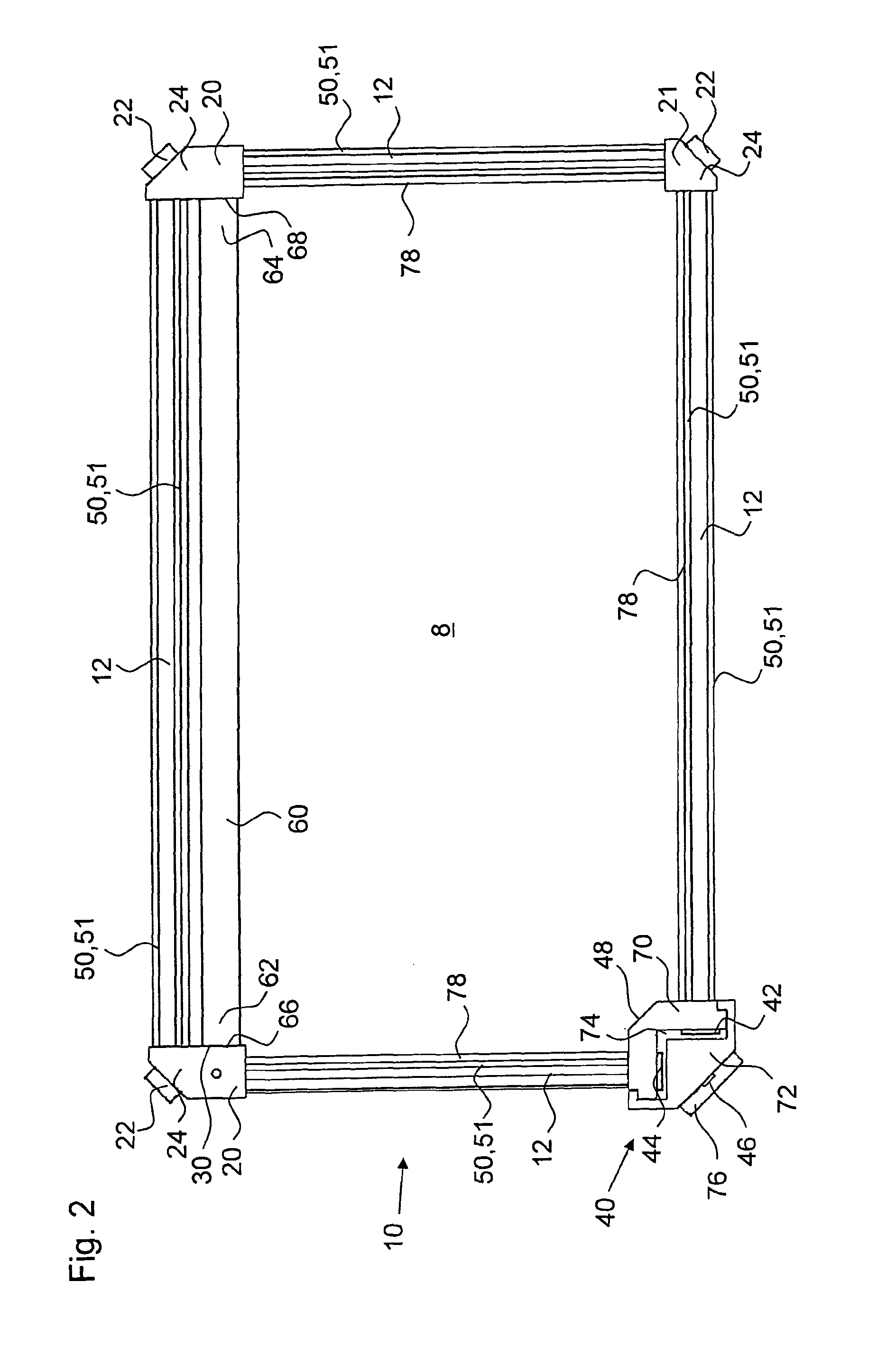 Gas laser device and gas reservoir