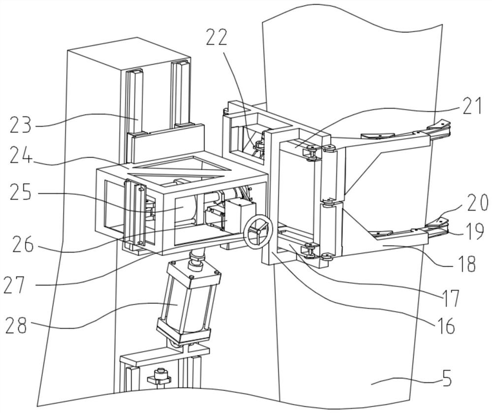 Window processing and measuring device for cone and method