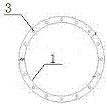 Method for manufacturing reinforcement cage with flange type reinforced stirrup