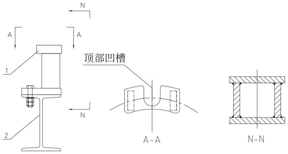 In-cabin installation method of riser monitoring system of floating production oil storage and discharge device