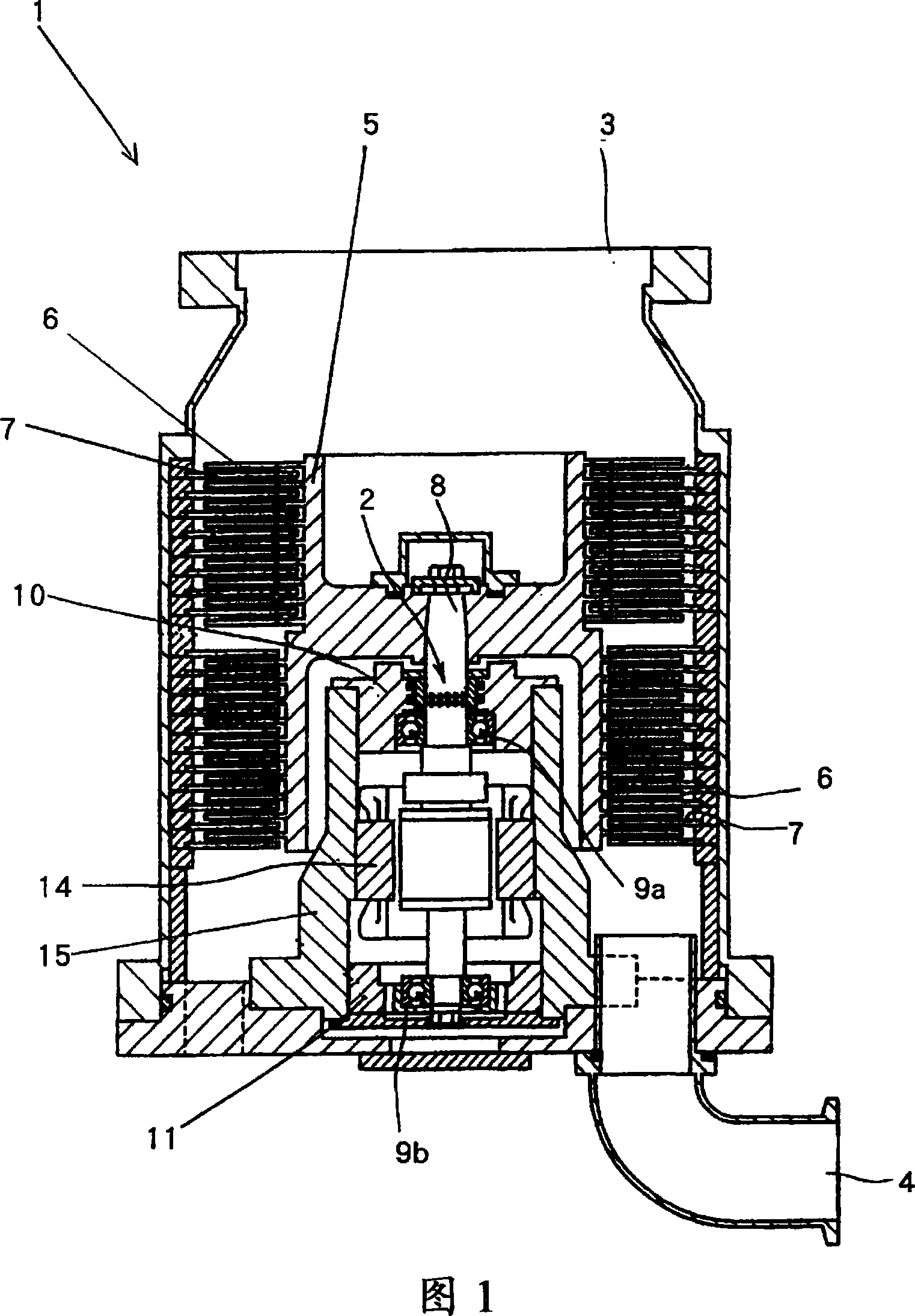 Seal structure of turbo-molecular pump