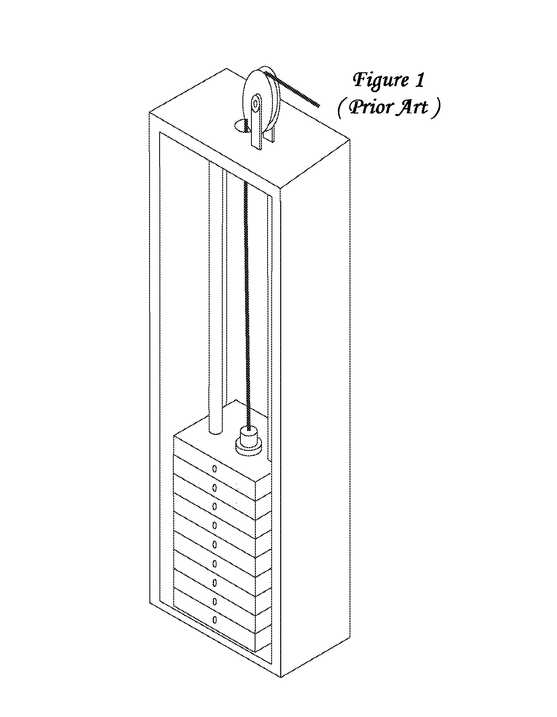 Exercise machine having full weight or half weight selection mechanism