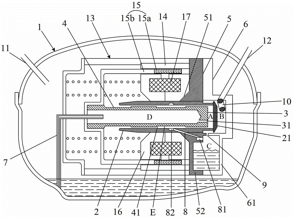 Linear compressor and oil lubricating method thereof