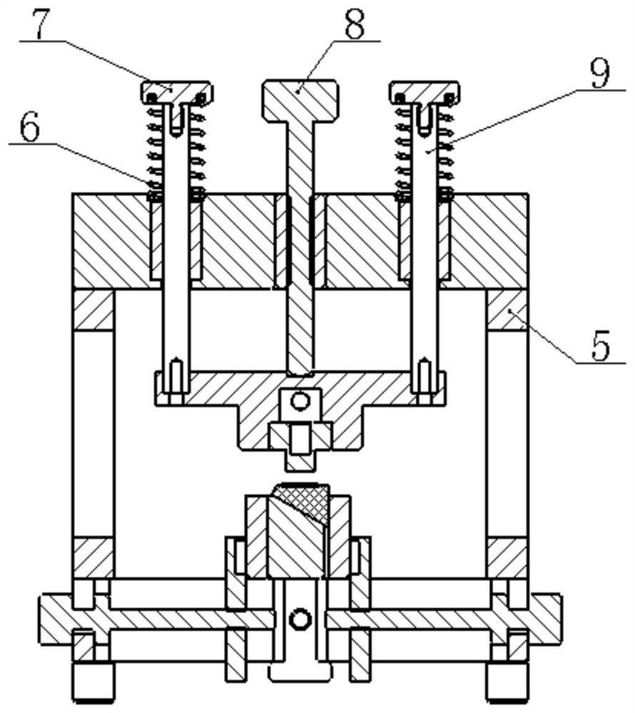 A zero-degree double crystal pressure-bonding structure and adjustment method