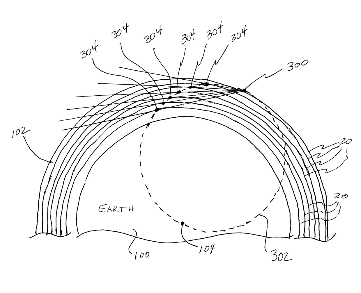 Method of refraction angle mapping of earth's limb