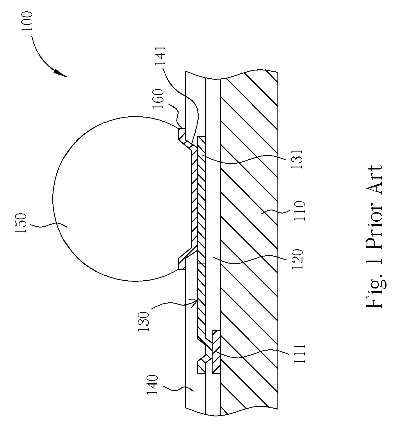 Redistribution connecting structure of solder balls