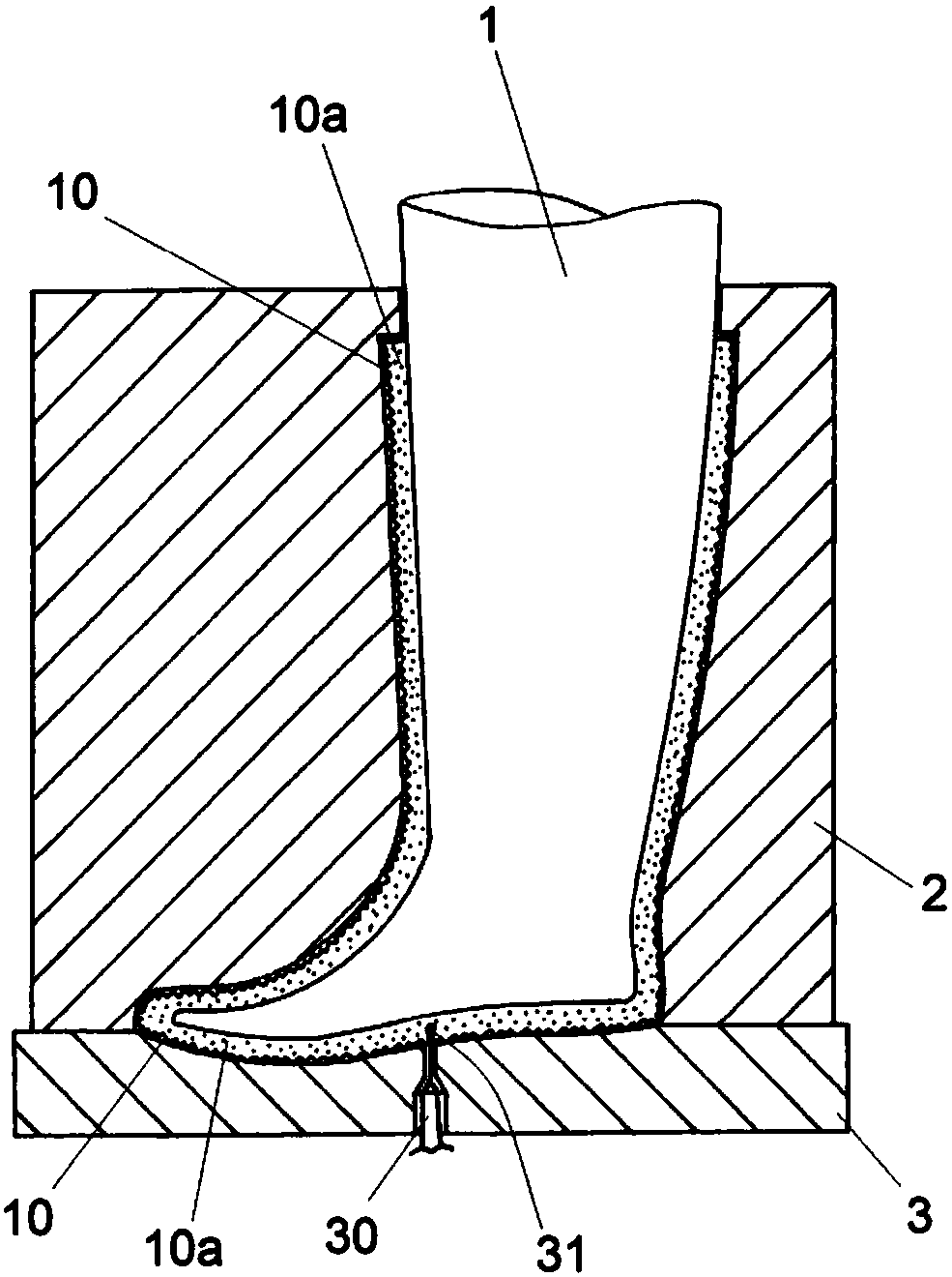 Method of making shoe with inner waterproof fabric upper