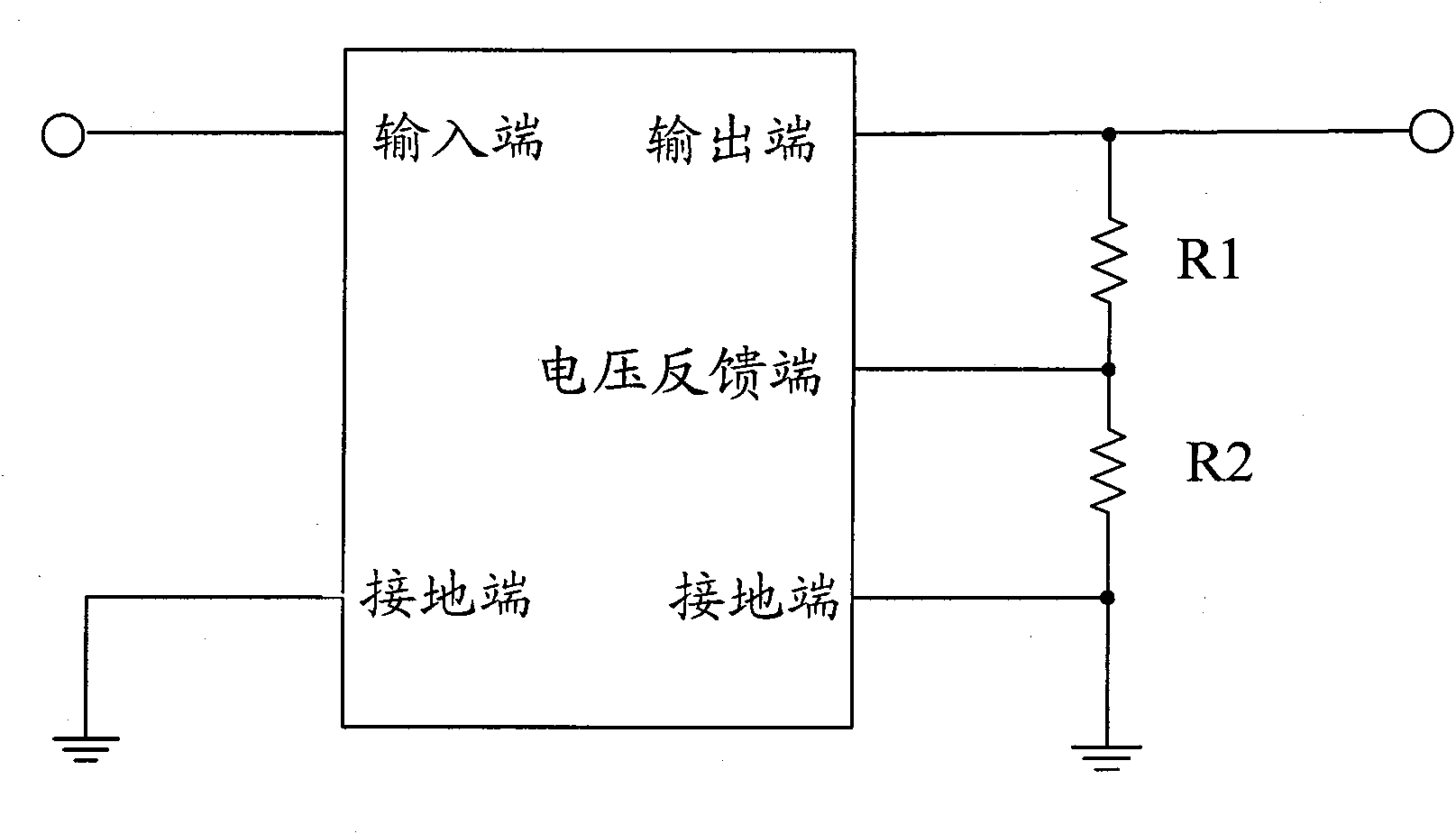 Power supply chip and method for adjusting output voltage of same