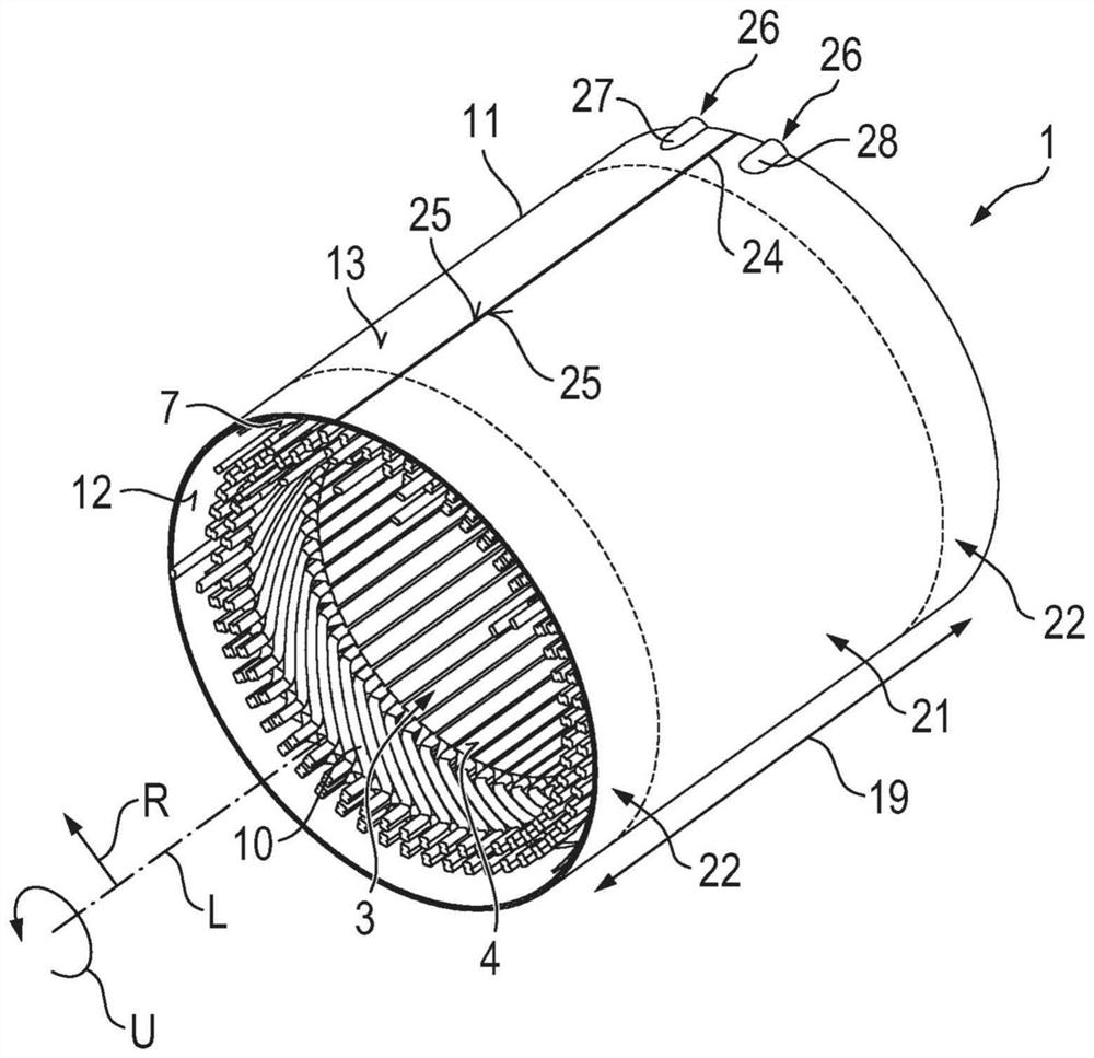 Stator with a cooling jacket, electric machine and motor vehicle