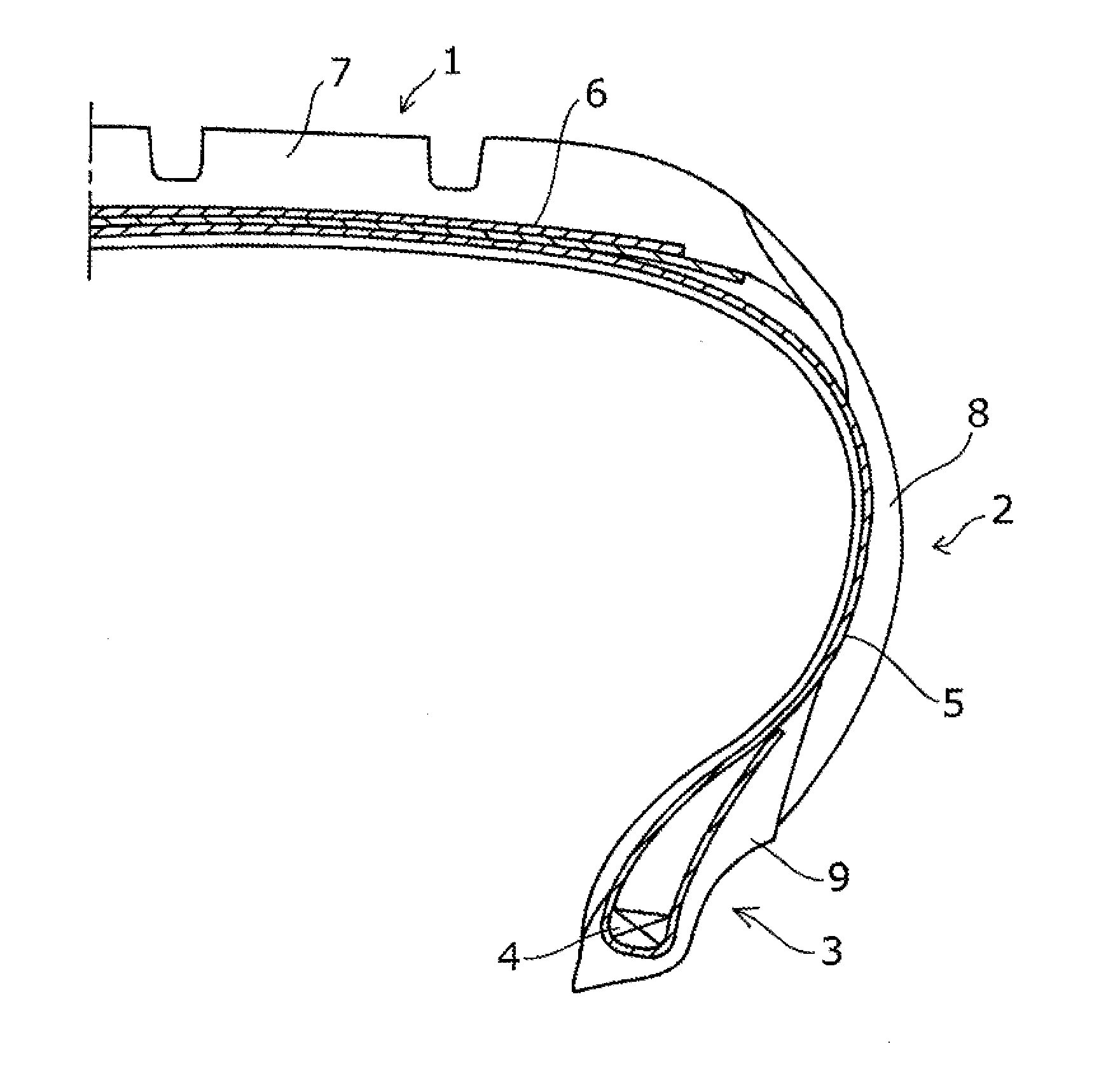 Rubber composition for tire and pneumatic tire