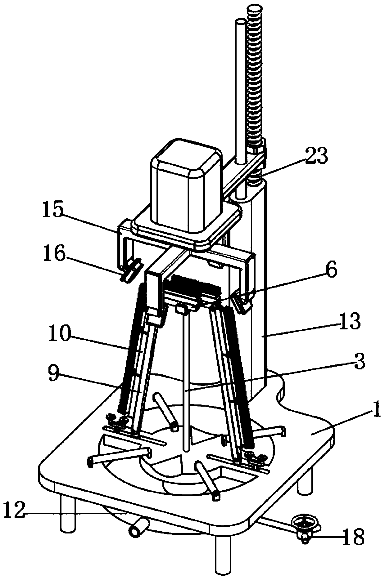 Cleaning device t for sanitation garbage bin