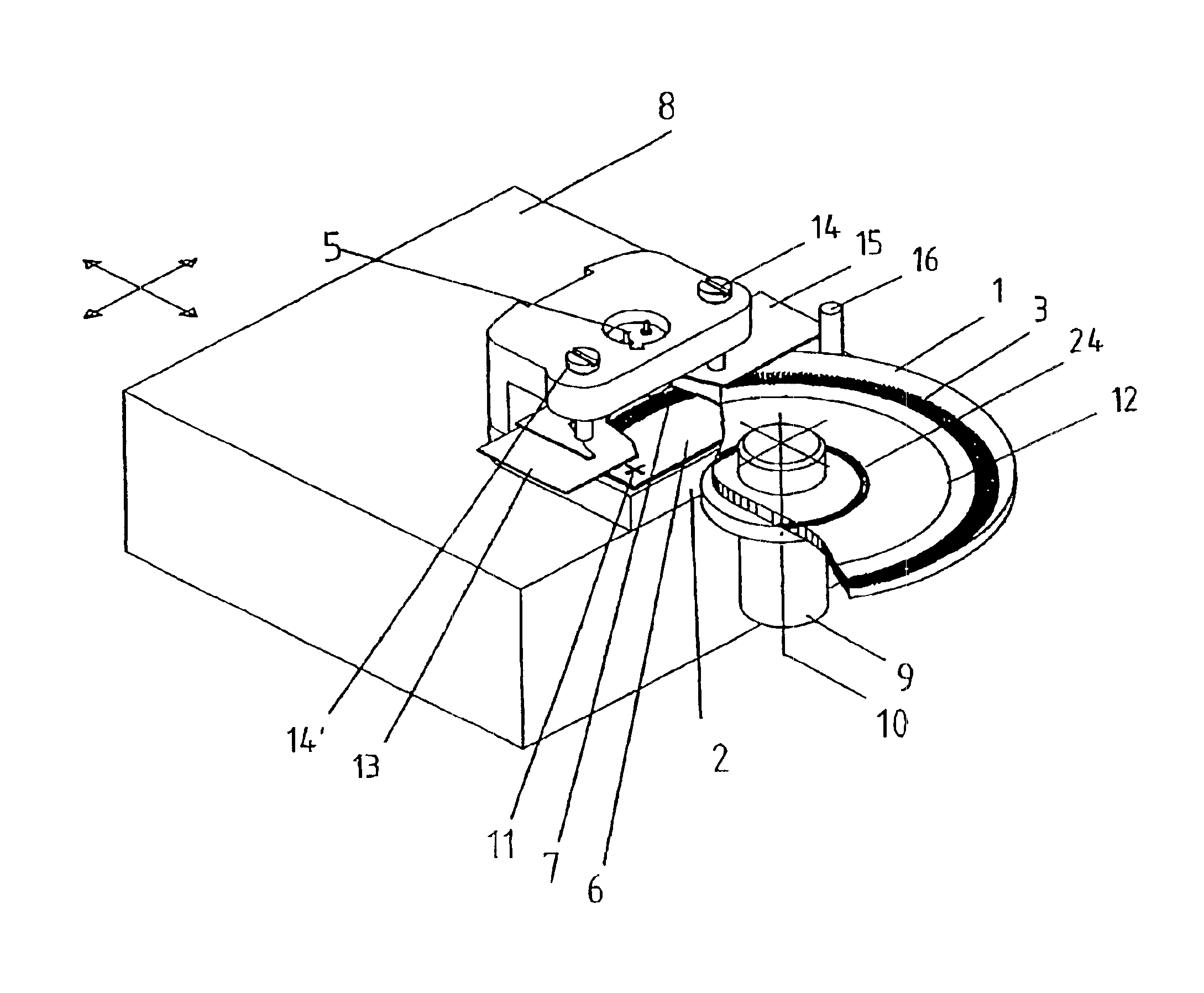 Position measuring system and method for the assembly thereof