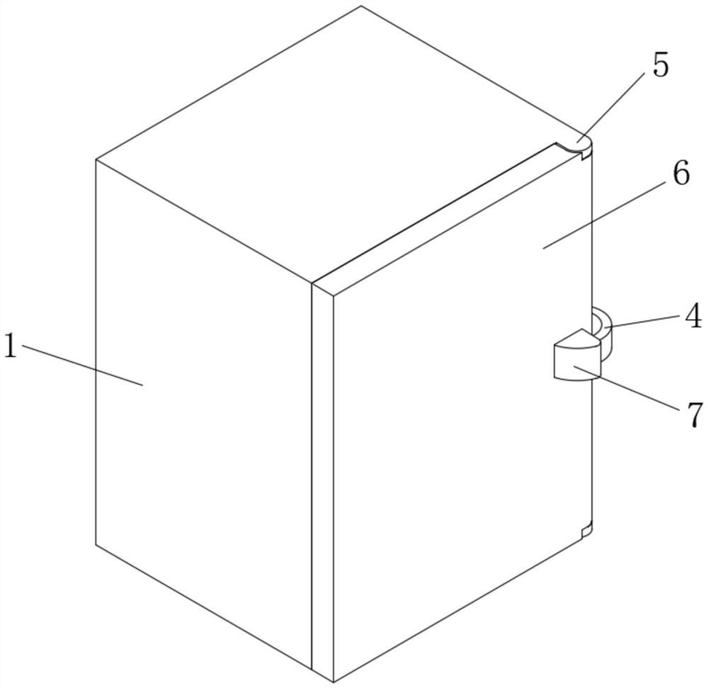 Self-suction sealing door of refrigerator