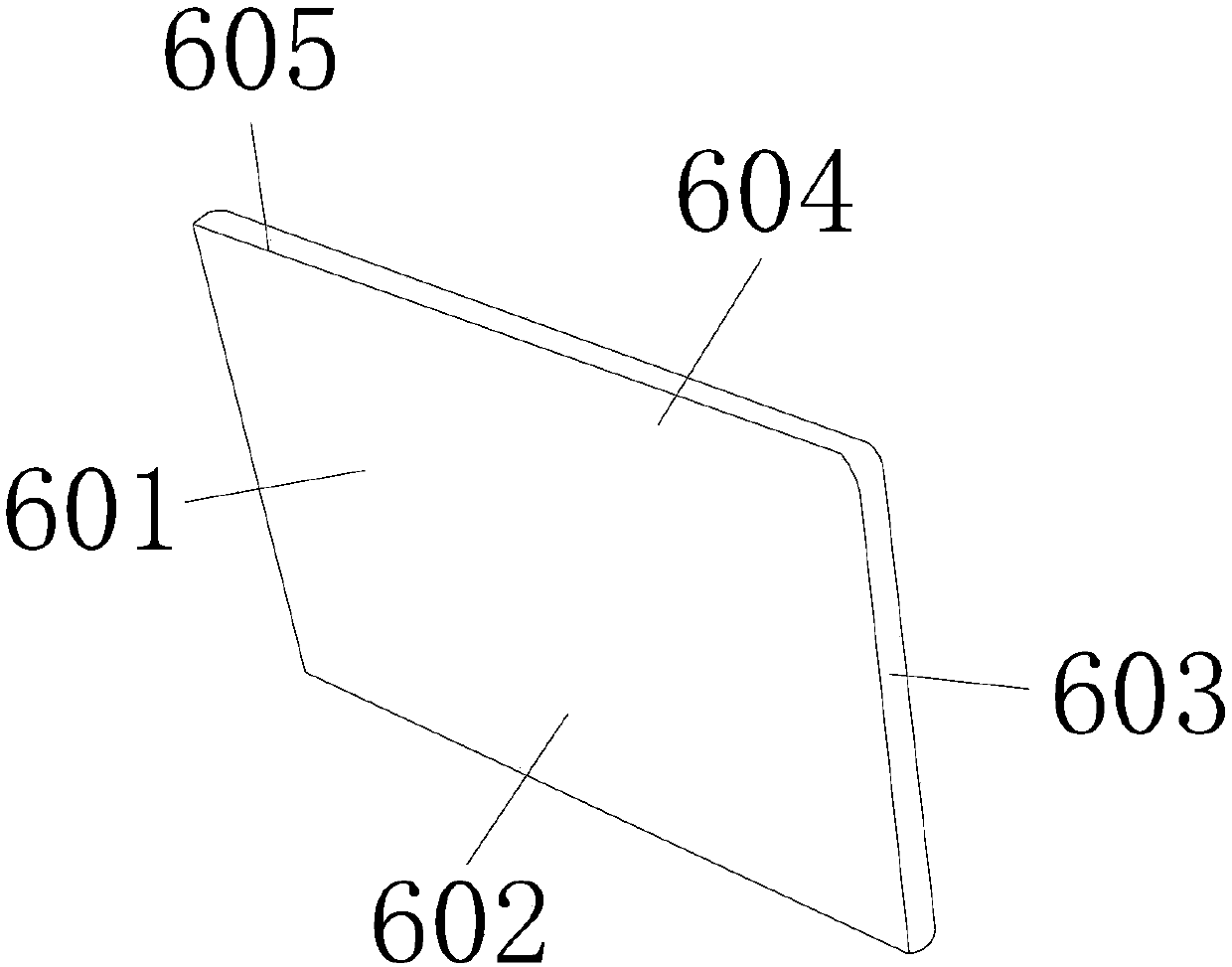 Spliced type polyurethane heat insulation and heat preservation roof board