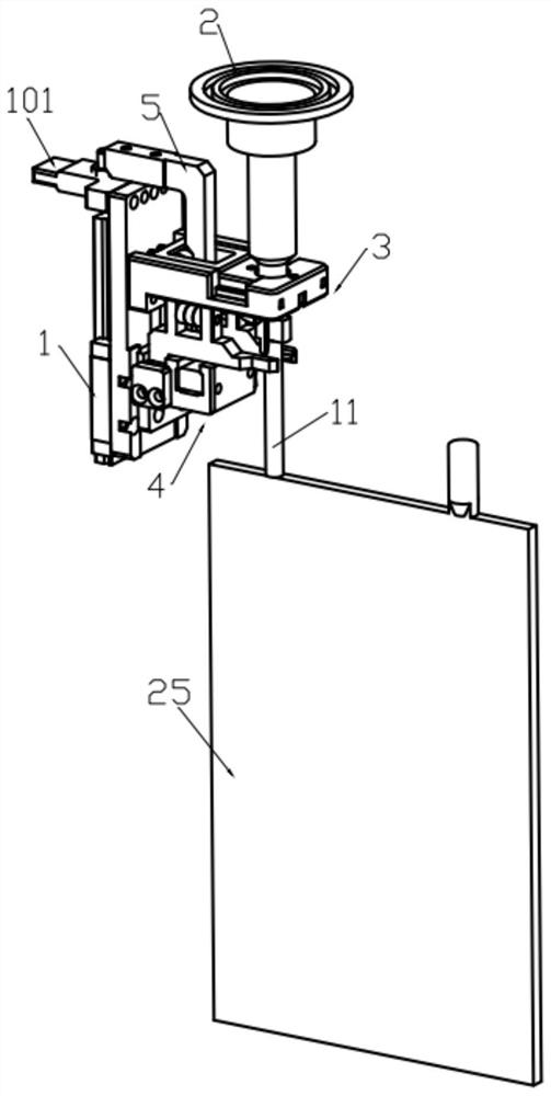 A high-speed filling and sealing device for soft liquid bag hose