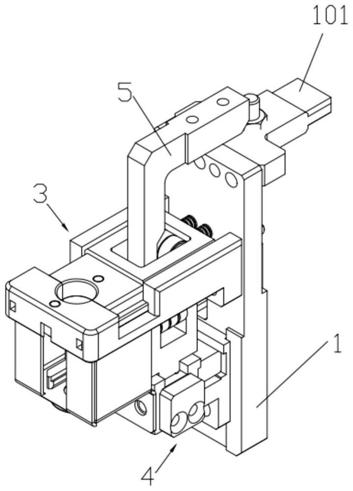 A high-speed filling and sealing device for soft liquid bag hose