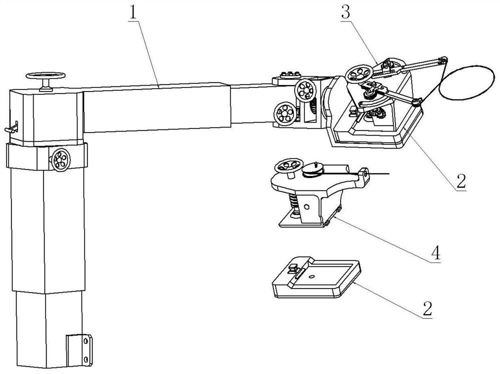 Medical instrument for tightening double-thread-end steel wire