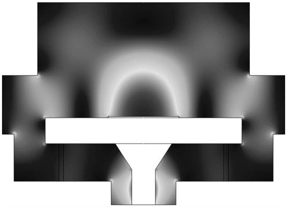 High power microwave plasma diamond film deposition device in tm021 mode