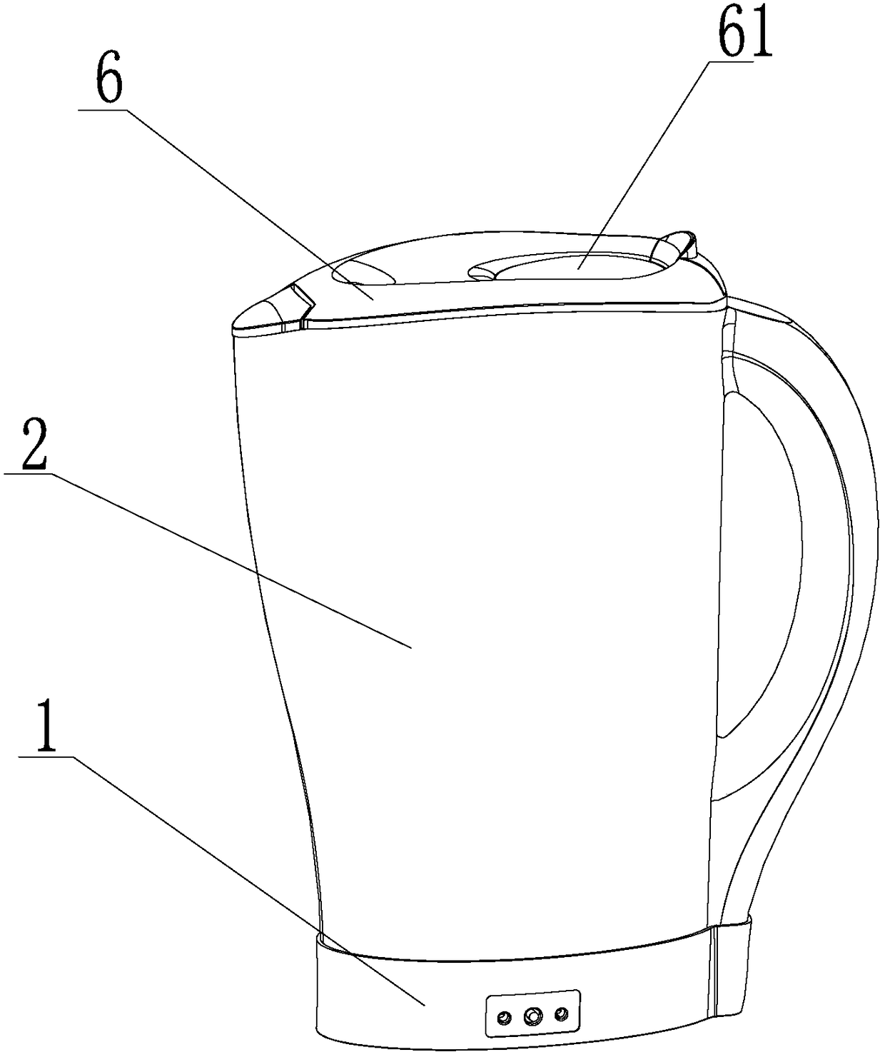 Hydrogen-rich filter kettle