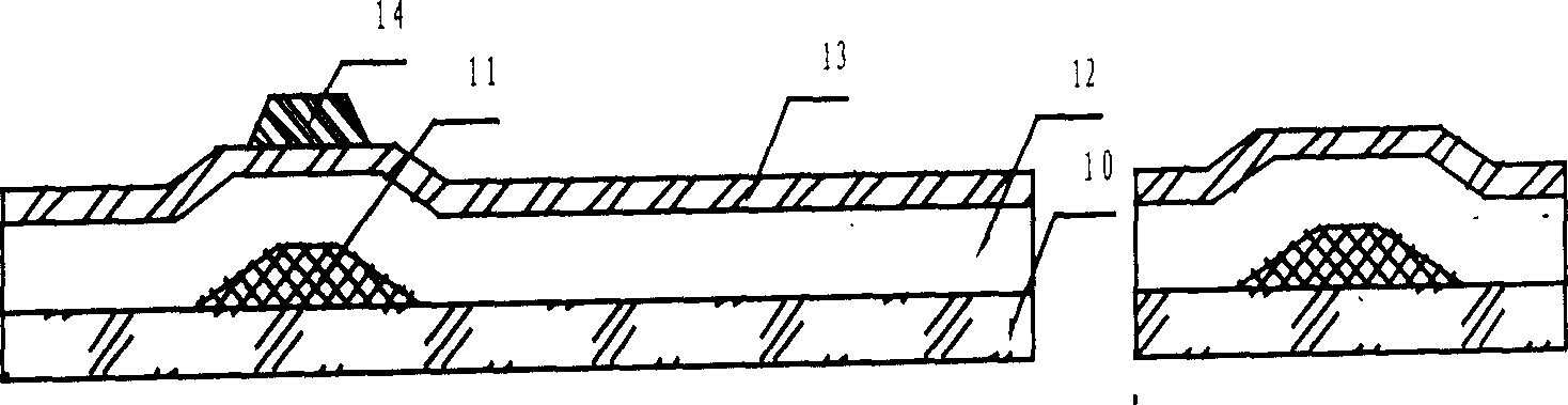 Producing method for thin-membrane transistor liquid-crystal displaying device