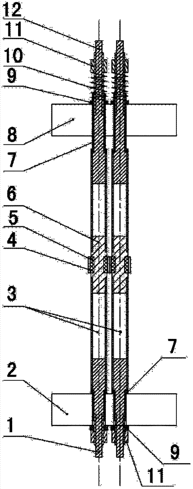 Electrical heating rod device