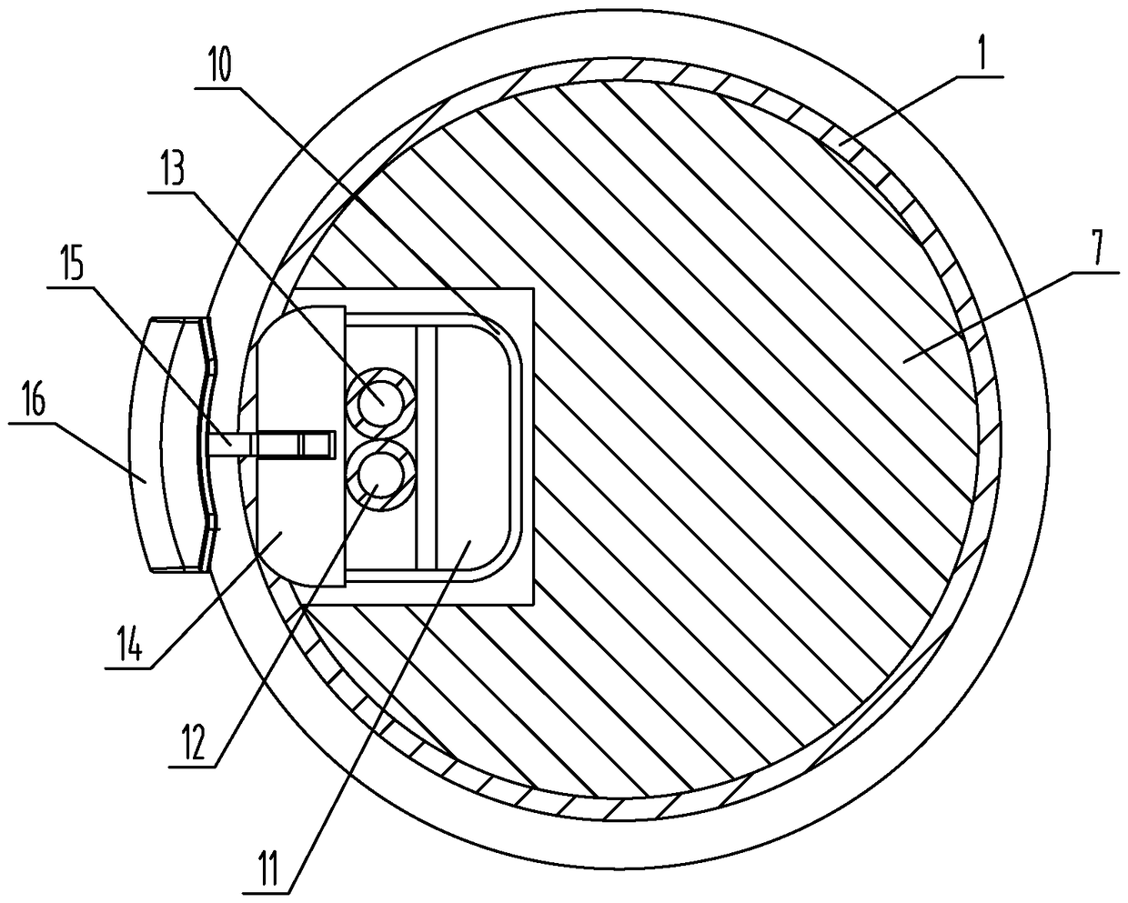 A push-type direct drinking dual-temperature cup