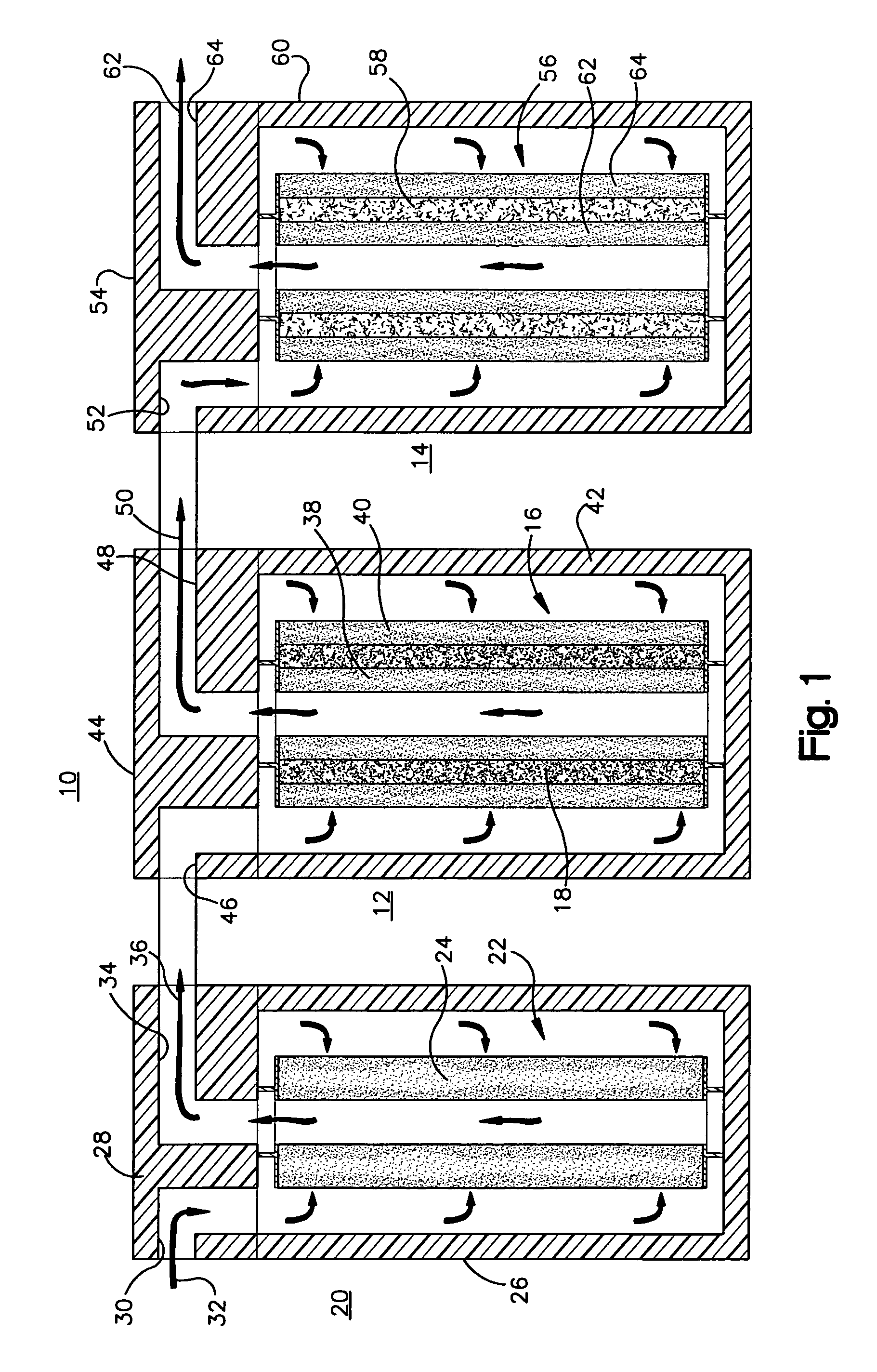 pH adjuster-based system for treating liquids