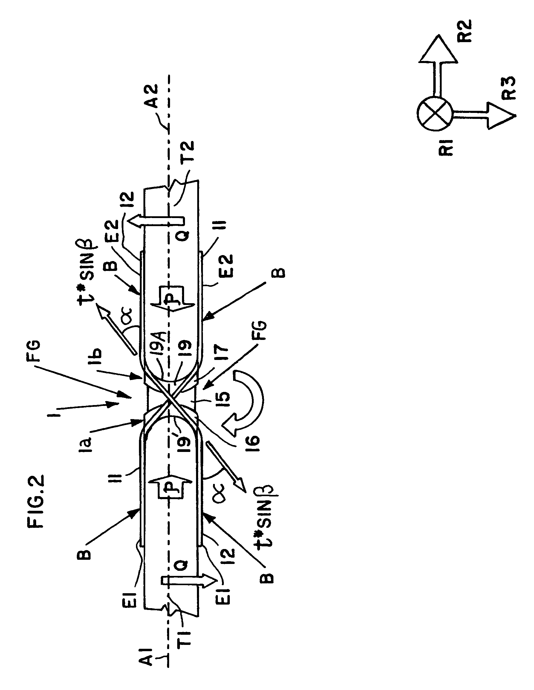 Joint for connecting components together on opposite longitudinal sides in addition to a flexible strip used for said joint