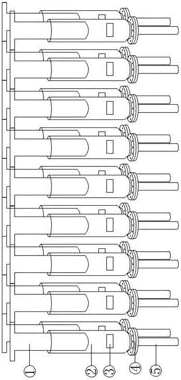 Eighteen-column rod-maker