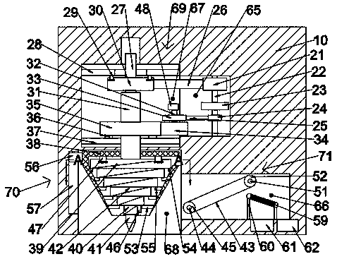 Earth surface ore excavating and collecting machine