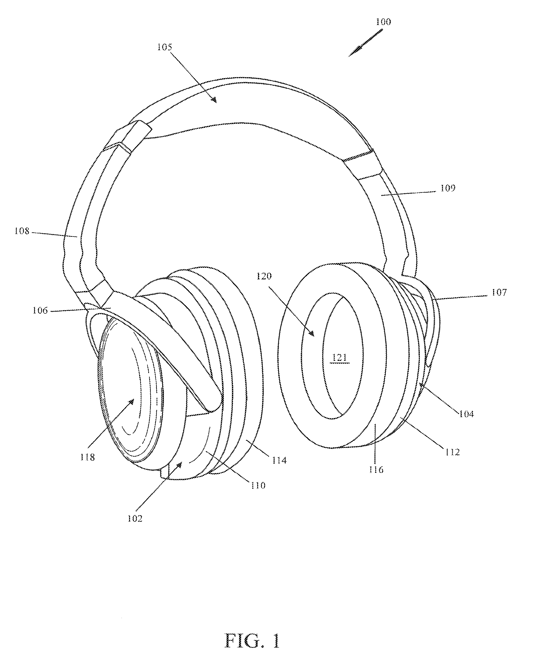 Single Chamber headphone apparatus