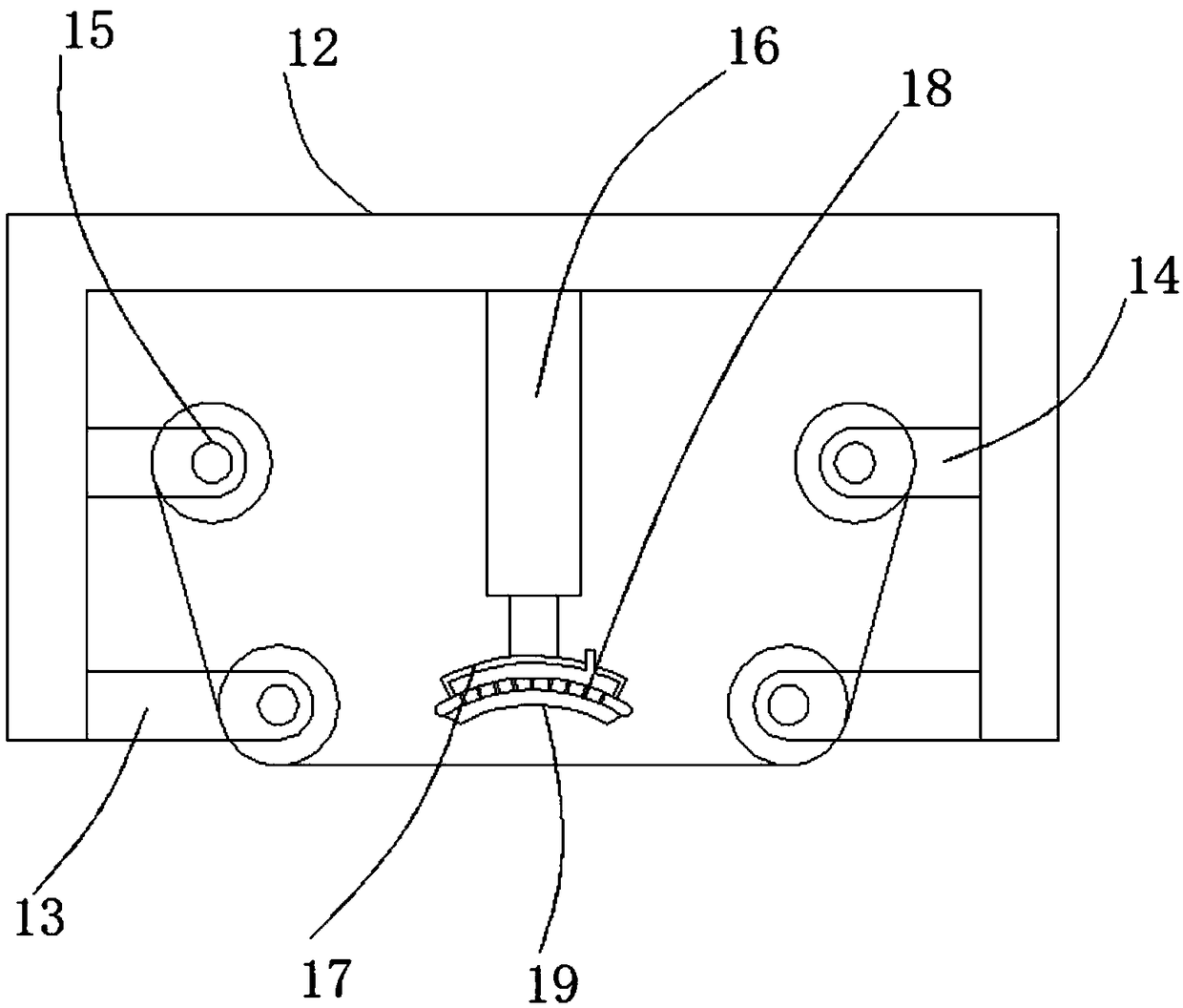 Cleaning device for laminated board impregnation rollers