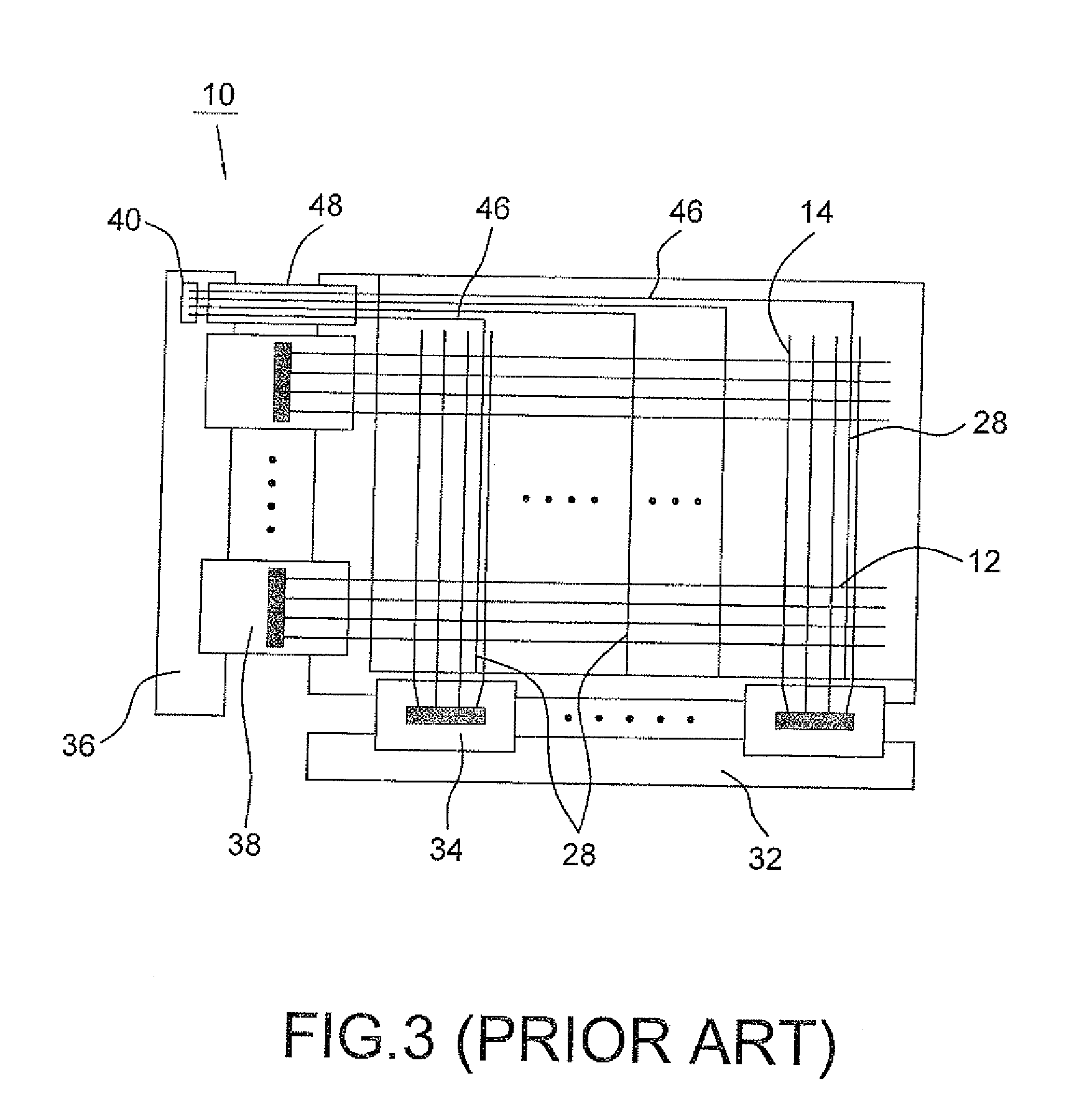 Liquid crystal display panel having a touch function