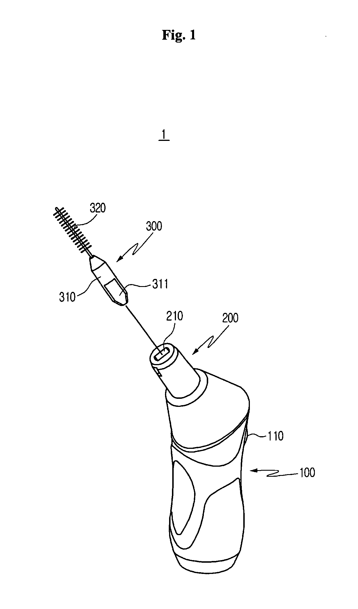 Automatic interdental cleaner