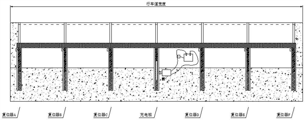 Comprehensive deceleration early warning system for sunken road