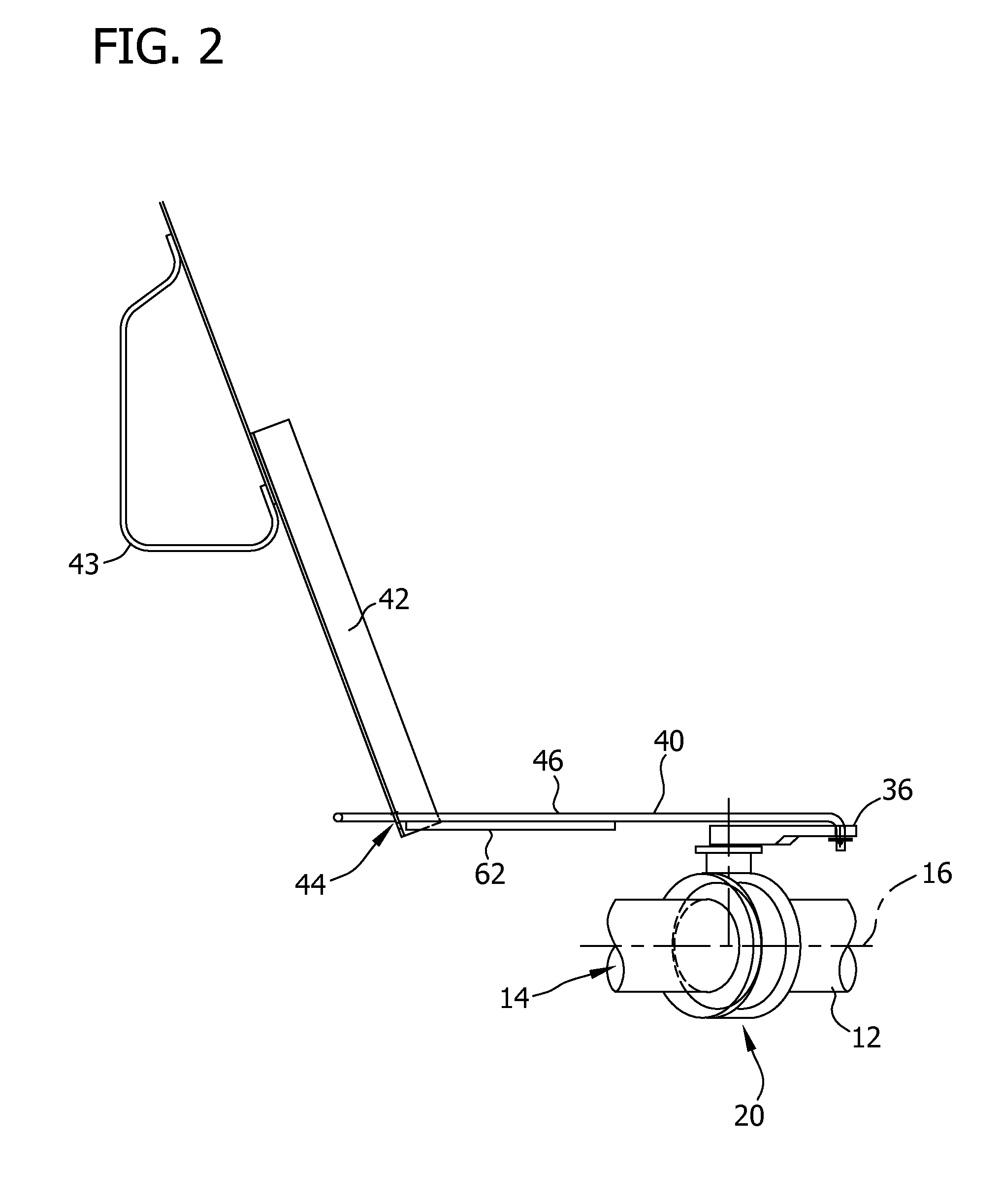 Security mechanism for a flow control device on a railcar and method of coupling the same