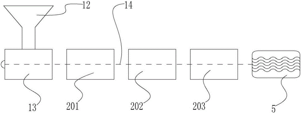 Production method for overlapping and cladding twin-core plastic optical fibers