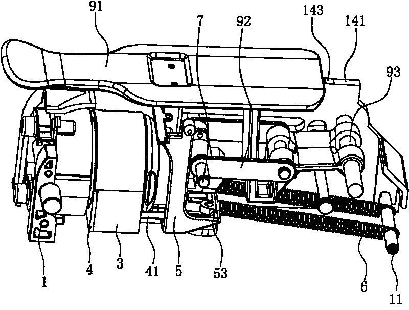 Clamping mechanism of beverage preparation device