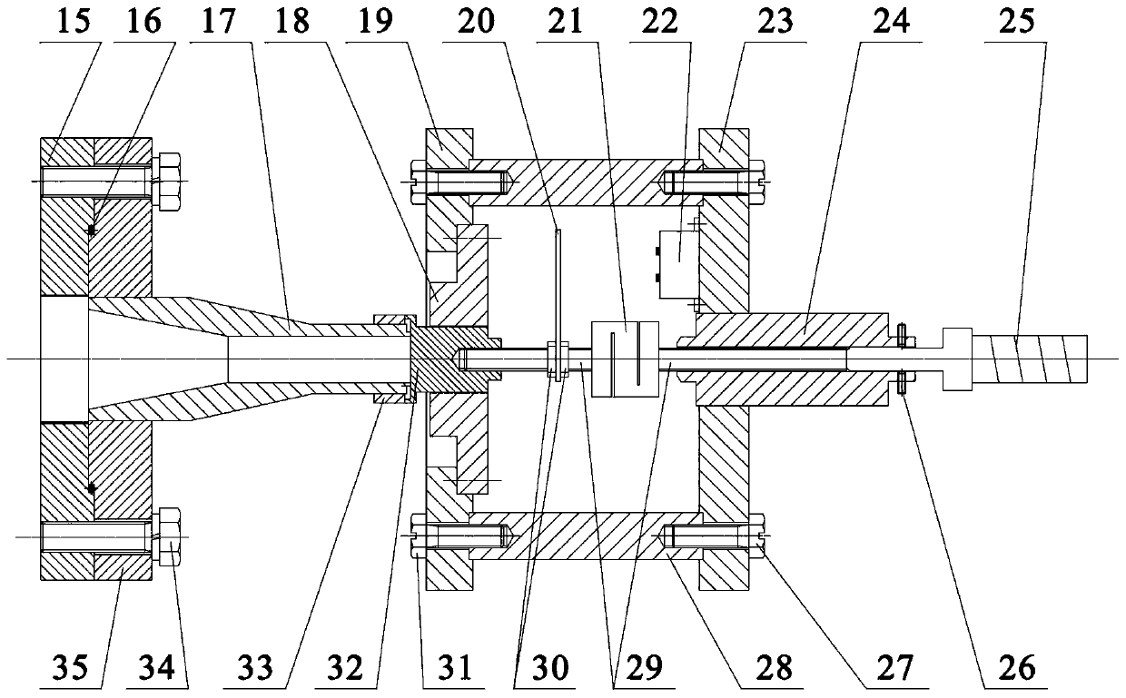 A test device and test method for lift force of safety valve disc