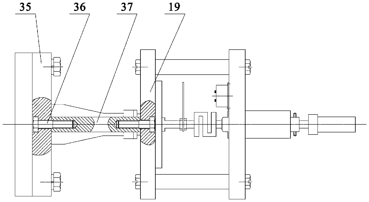 A test device and test method for lift force of safety valve disc
