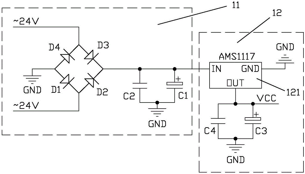 Power supply screen flash plate circuit