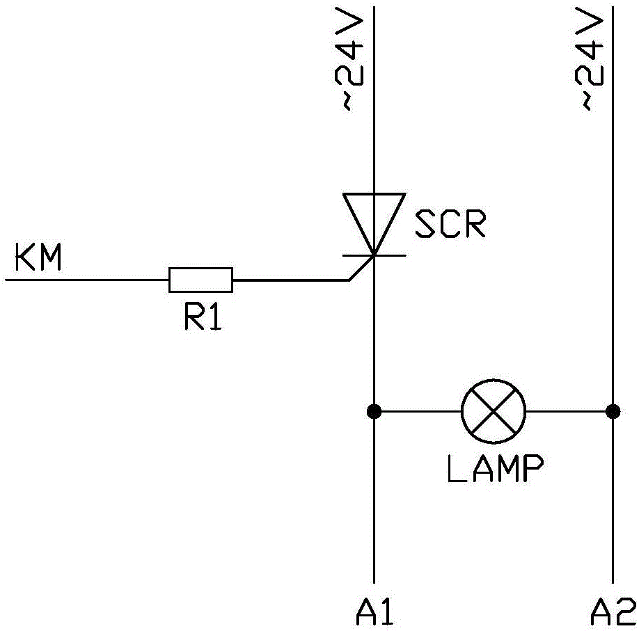 Power supply screen flash plate circuit