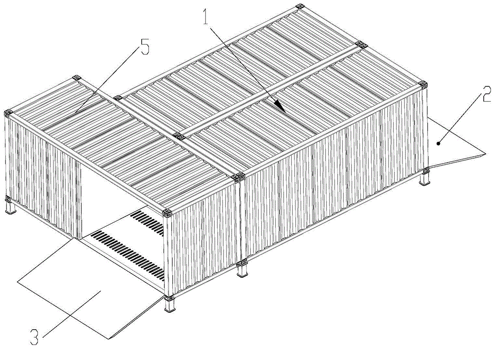 Multifunctional portable garage of single-station structure