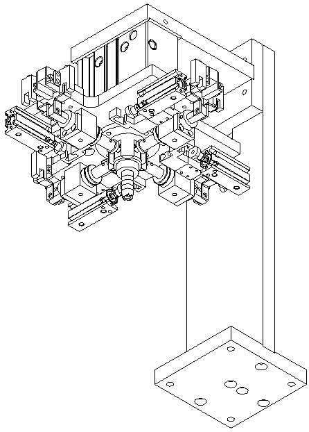 Automatic assembling mechanism of connecting head on water inlet valve