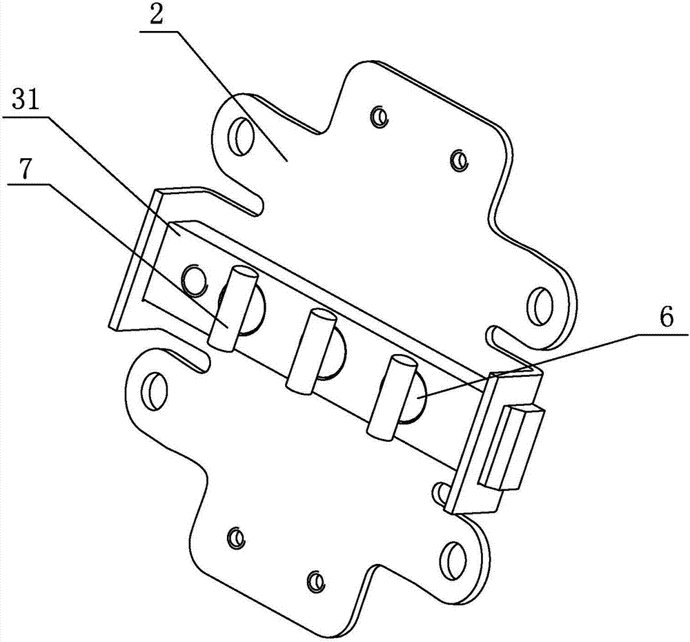 Direction switch assembly of a forklift