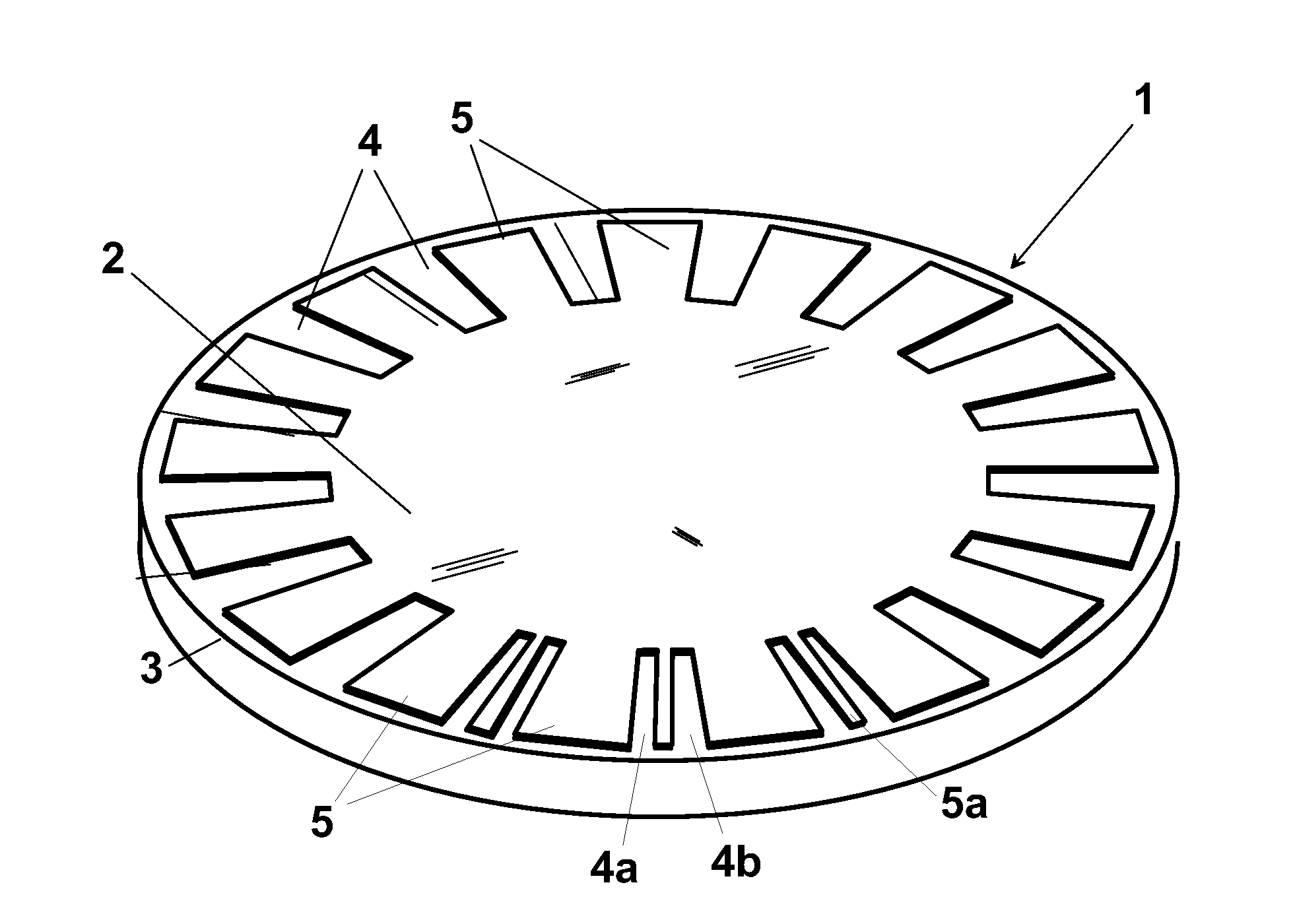 Circular semiconductor lasers having lattices for vertical emission
